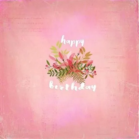 Birthday Card - Pink
